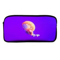 yanfind Pencil Case YHO Pathum Danthanarayana Jellyfish Purple Sea  Underwater Aquarium Zipper Pens Pouch Bag for Student Office School