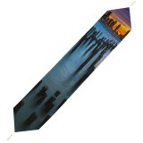 Yanfind Table Runner Old Pier Poles York City Cityscape Lights Dusk Sky Skyscrapers Landscape Everyday Dining Wedding Party Holiday Home Decor