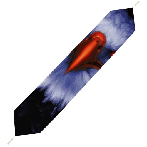 Yanfind Table Runner Black Dark Eagle Bird Prey Raptors Eyes Everyday Dining Wedding Party Holiday Home Decor