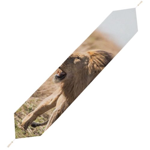Yanfind Table Runner Images Alpha Leader Kruger Africa Wildlife Safari Stand Pictures Mane Creative Teeth Everyday Dining Wedding Party Holiday Home Decor
