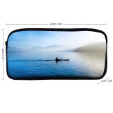 yanfind Pencil Case YHO Romain Guy Annecy Feeds Kayak France Lake Glider Sailor River Waterfront Mountains Zipper Pens Pouch Bag for Student Office School