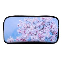 yanfind Pencil Case YHO Flowers Magnolia Tulips Flowers Spring Beautiful Zipper Pens Pouch Bag for Student Office School