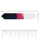 Yanfind Table Runner Jeremy Bishop Purple Mountains Nevada Rocky Sunlight Daytime Contrast Everyday Dining Wedding Party Holiday Home Decor