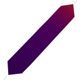 Yanfind Table Runner Gradients Violet Ubuntu Mascot Everyday Dining Wedding Party Holiday Home Decor