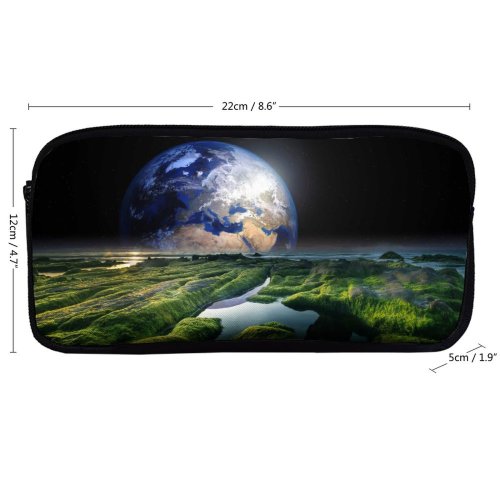 yanfind Pencil Case YHO PIROD Space   Solaris Sea Zipper Pens Pouch Bag for Student Office School