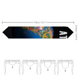 Yanfind Table Runner Jernej Furman Quotes Stay Home Stop COVID Globe Earth Everyday Dining Wedding Party Holiday Home Decor