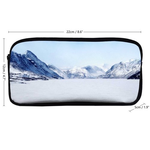 yanfind Pencil Case YHO Images Landscape Snow Wallpapers Lake  Outdoors Stock Free Pictures Frozen Purple Zipper Pens Pouch Bag for Student Office School