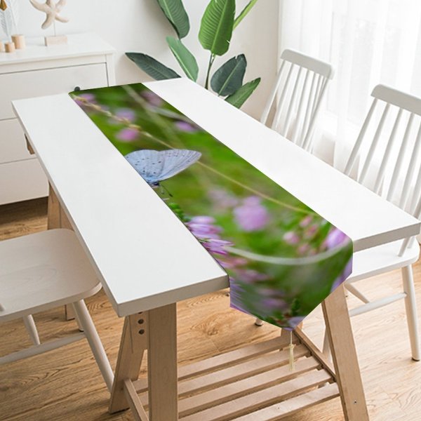 Yanfind Table Runner Geranium Images Lavender Flowers Lilac Wallpapers Plant Summer Forest Pictures Flower Creative Everyday Dining Wedding Party Holiday Home Decor