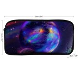 yanfind Pencil Case YHO Stu Ballinger Space Spheres Cosmos Nebula Colorful Glowing Rainbow Zipper Pens Pouch Bag for Student Office School