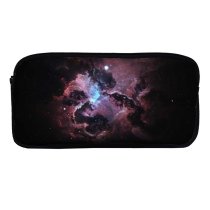 yanfind Pencil Case YHO Starkiteckt Space Black Dark Atlantis  Nebula Digital Render Astronomy  Galaxy Zipper Pens Pouch Bag for Student Office School