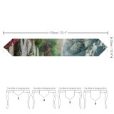 Yanfind Table Runner Alexandra Gruber Mountains Path Hill Spring Landscape Scenery Stone Staircase Everyday Dining Wedding Party Holiday Home Decor
