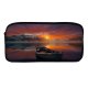 yanfind Pencil Case YHO Hmetosche Sunset Boat Lake Reflections Dawn Mountains Fog Trees Zipper Pens Pouch Bag for Student Office School