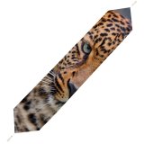 Yanfind Table Runner Tambako Jaguar Leopard Wild Closeup Face Big Cat Carnivore Predator Portrait Everyday Dining Wedding Party Holiday Home Decor