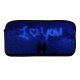 yanfind Pencil Case YHO Gerd Altmann Love I Love You Starry Sky Couple Silhouette Heart Valentines Zipper Pens Pouch Bag for Student Office School
