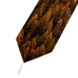 Yanfind Table Runner Mountains Forest Autumn Foggy Peak Grisons Switzerland Everyday Dining Wedding Party Holiday Home Decor