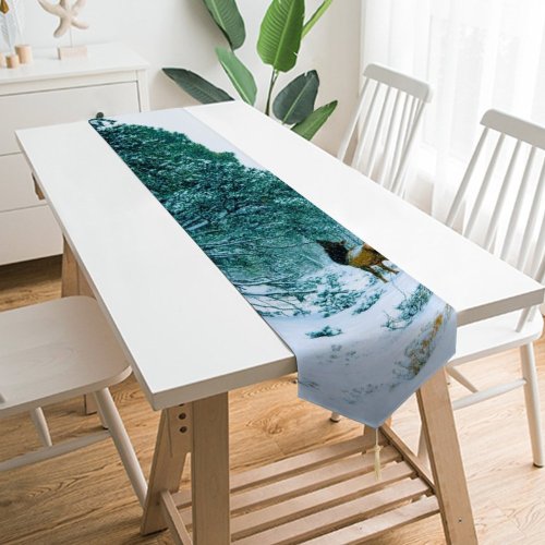 Yanfind Table Runner Fir Images Canyon Phone Snow Wallpapers Wildlife Plant Outdoors Tree Antelope Free Everyday Dining Wedding Party Holiday Home Decor