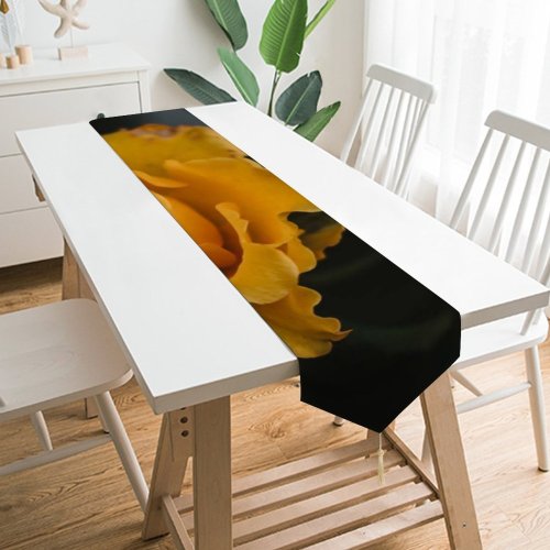 Yanfind Table Runner Shahrak Naft Floral Rose E Plant Petals Flower Khuzestan Blossom Everyday Dining Wedding Party Holiday Home Decor