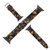 yanfind Watch Strap for Apple Watch Kelly Lacy Forest Autumn Trees Aerial Top Texture Compatible with iWatch Series 5 4 3 2 1