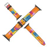 yanfind Watch Strap for Apple Watch Technology   XP Colorful Abstract Compatible with iWatch Series 5 4 3 2 1