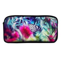 yanfind Pencil Case YHO Images Insect Colorful Flora Montreal Wing Petal Stem Wallpapers Plant Bloom Antenna Zipper Pens Pouch Bag for Student Office School
