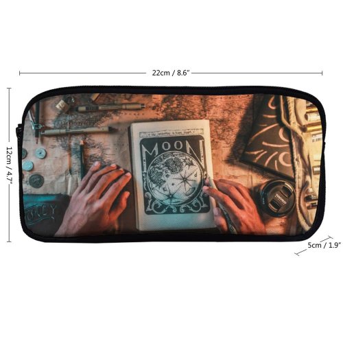 yanfind Pencil Case YHO Images Banda Livefolk Wallpapers Working Work Table Supernatural Aceh Mystical Hands Magic Zipper Pens Pouch Bag for Student Office School