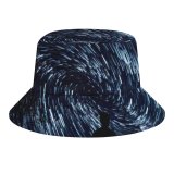 yanfind Adult Fisherman's Hat Space Star Trails Silhouette Exposure Outer Space Night Time Astronomy Fishing Fisherman Cap Travel Beach Sun protection