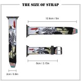 yanfind Watch Strap for Apple Watch Tech Wall Ottawa Art Street  Mural Visual Design Compatible with iWatch Series 5 4 3 2 1