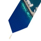 Yanfind Table Runner Boats Coast City Cityscape Clouds Landscape Daylight Daytime Island Watercrafts Transportation Outdoors Everyday Dining Wedding Party Holiday Home Decor