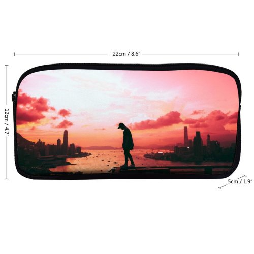 yanfind Pencil Case YHO Images HQ Public Sky Wallpapers Dusk Outdoors Pictures Dawn Desktop Sunrise Sunset Zipper Pens Pouch Bag for Student Office School