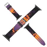 yanfind Watch Strap for Apple Watch Aziz Acharki Sunset Silhouette Hoodie Evening Dusk  Horizon Alone Compatible with iWatch Series 5 4 3 2 1