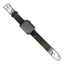 yanfind Watch Strap for Apple Watch Scenery Birds Range  Slope  Wilderness Plant Free Pass National Compatible with iWatch Series 5 4 3 2 1