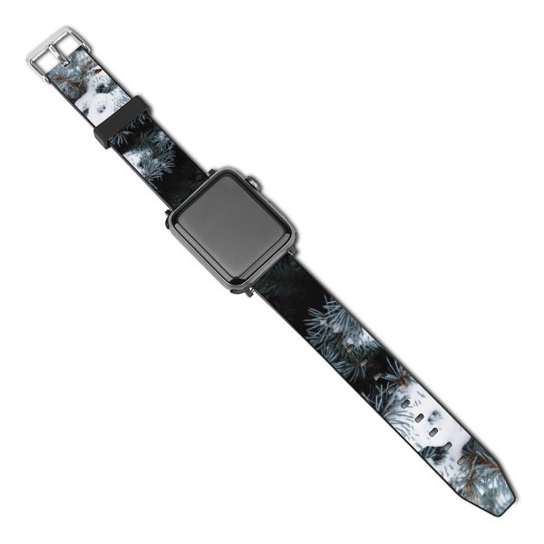 yanfind Watch Strap for Apple Watch Abies Birds Tree Pine Snow Plant Fir Larch Il Chicago Spruce Compatible with iWatch Series 5 4 3 2 1