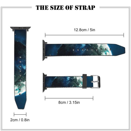 yanfind Watch Strap for Apple Watch Vadim Sadovski Space  Cosmos  Planets Purple Galaxy Compatible with iWatch Series 5 4 3 2 1
