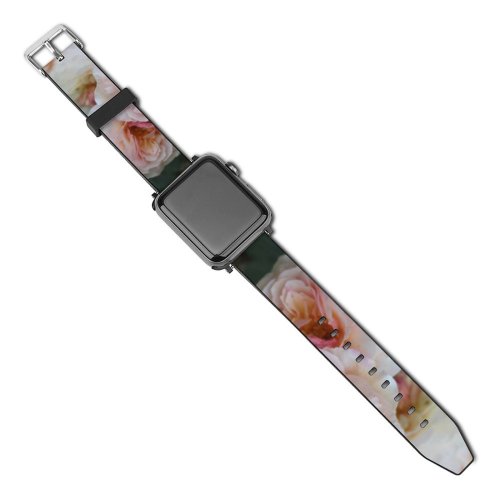 yanfind Watch Strap for Apple Watch United Floral Carnation Rose Plant Domain Bloom Pictures Outdoors Flora Garden Compatible with iWatch Series 5 4 3 2 1