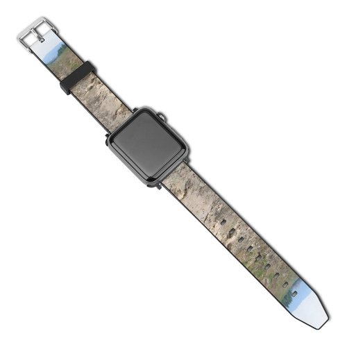 yanfind Watch Strap for Apple Watch Reka River  Potok Dry Nis  Eko Geological Road Soil Thoroughfare Compatible with iWatch Series 5 4 3 2 1