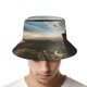 yanfind Adult Fisherman's Hat Robin Kamp Pulpit Rock Preikestolen Cliff Norway Cloudy Sky Mountains Landscape Stormy Fishing Fisherman Cap Travel Beach Sun protection