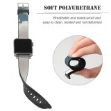 yanfind Watch Strap for Apple Watch Creative Images Cumulus Outdoors Pictures Sky Cloud Wallpapers Grey Azure Commons Compatible with iWatch Series 5 4 3 2 1