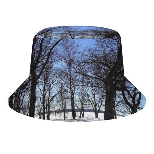 yanfind Adult Fisherman's Hat Winter Landscape Landscape Sky Plant Tree Sweden Branch Snow Plant Winter Natural Fishing Fisherman Cap Travel Beach Sun protection