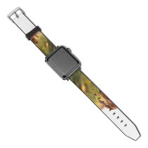 yanfind Watch Strap for Apple Watch Dog Pet Free Pictures Grass Hound Plant Images Beagle Puppies Compatible with iWatch Series 5 4 3 2 1