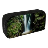 yanfind Pencil Case YHO Simon Bardet Waterfall Forest Rocks Zipper Pens Pouch Bag for Student Office School
