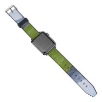 yanfind Watch Strap for Apple Watch Rural Peak Countryside Plant Creative Pasture Farm Wallpapers Pictures Grassland Outdoors Compatible with iWatch Series 5 4 3 2 1