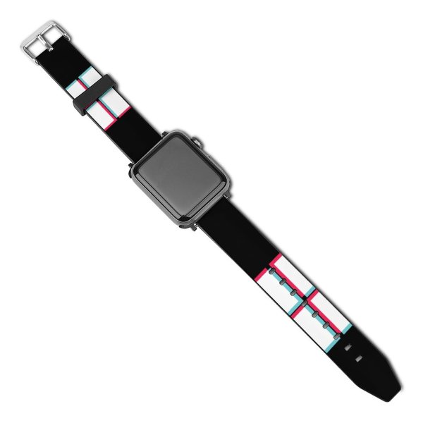 yanfind Watch Strap for Apple Watch Michael Gillett Technology Black Dark  TikTok AMOLED Compatible with iWatch Series 5 4 3 2 1