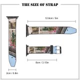 yanfind Watch Strap for Apple Watch Tree Flower Street Concepcion Del Uruguay Entre Rios Argentina Violet Rose Property Compatible with iWatch Series 5 4 3 2 1