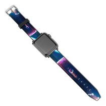 yanfind Watch Strap for Apple Watch Vadim Sadovski Space Planets  Purple  Horizon Compatible with iWatch Series 5 4 3 2 1