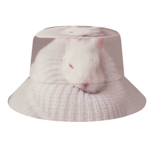 yanfind Adult Fisherman's Hat Cute Rabbit Newborn Baby Bunny Sock Cute Bunny Fishing Fisherman Cap Travel Beach Sun protection
