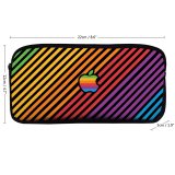 yanfind Pencil Case YHO Technology Colorful Stripes Multicolor Zipper Pens Pouch Bag for Student Office School