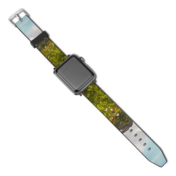 yanfind Watch Strap for Apple Watch Rural Countryside Plant Domain Farm Wallpapers Pictures Grassland Cloud Outdoors Tree Compatible with iWatch Series 5 4 3 2 1