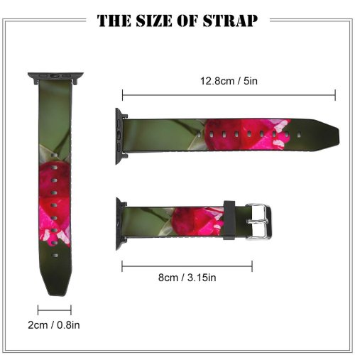 yanfind Watch Strap for Apple Watch Flower Rose Images Wallpapers Free Plant Stock Compatible with iWatch Series 5 4 3 2 1