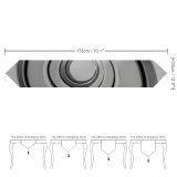 Yanfind Table Runner Electronics Black&White Images Domain Spiral Staircase Coil Camera Symmetry Wallpapers Public Grey Everyday Dining Wedding Party Holiday Home Decor