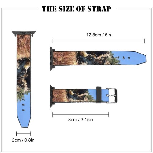 yanfind Watch Strap for Apple Watch Abies Jemez Pine Plant Forest Wilderness River Spruce Creative Mexico Pictures Compatible with iWatch Series 5 4 3 2 1